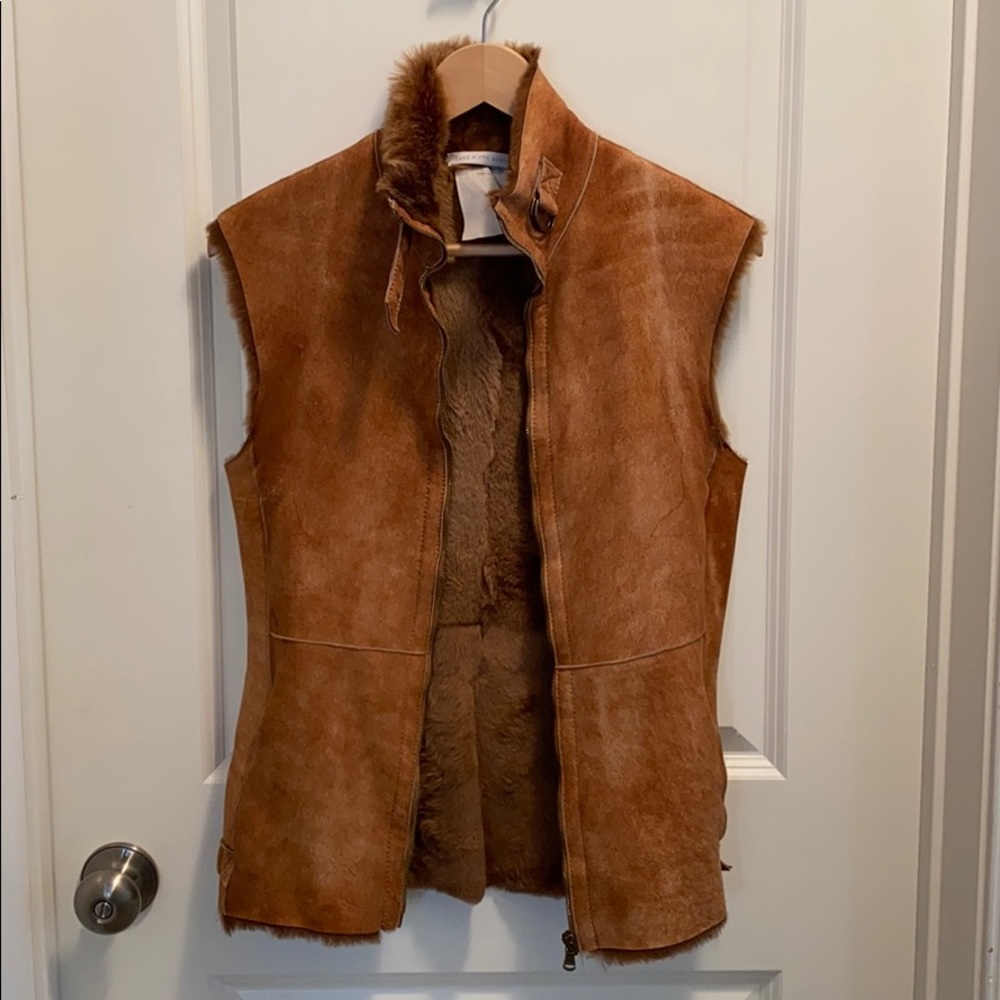 Saks Fifth Avenue Leather Vest